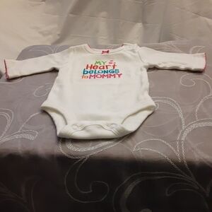 Carter's made with love Baby Girl Onesie